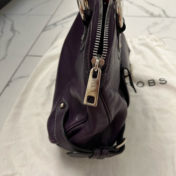 Marc Jacobs Elise Handbag 100% Calf Leather in Amethyst. - Picture 7 of 9